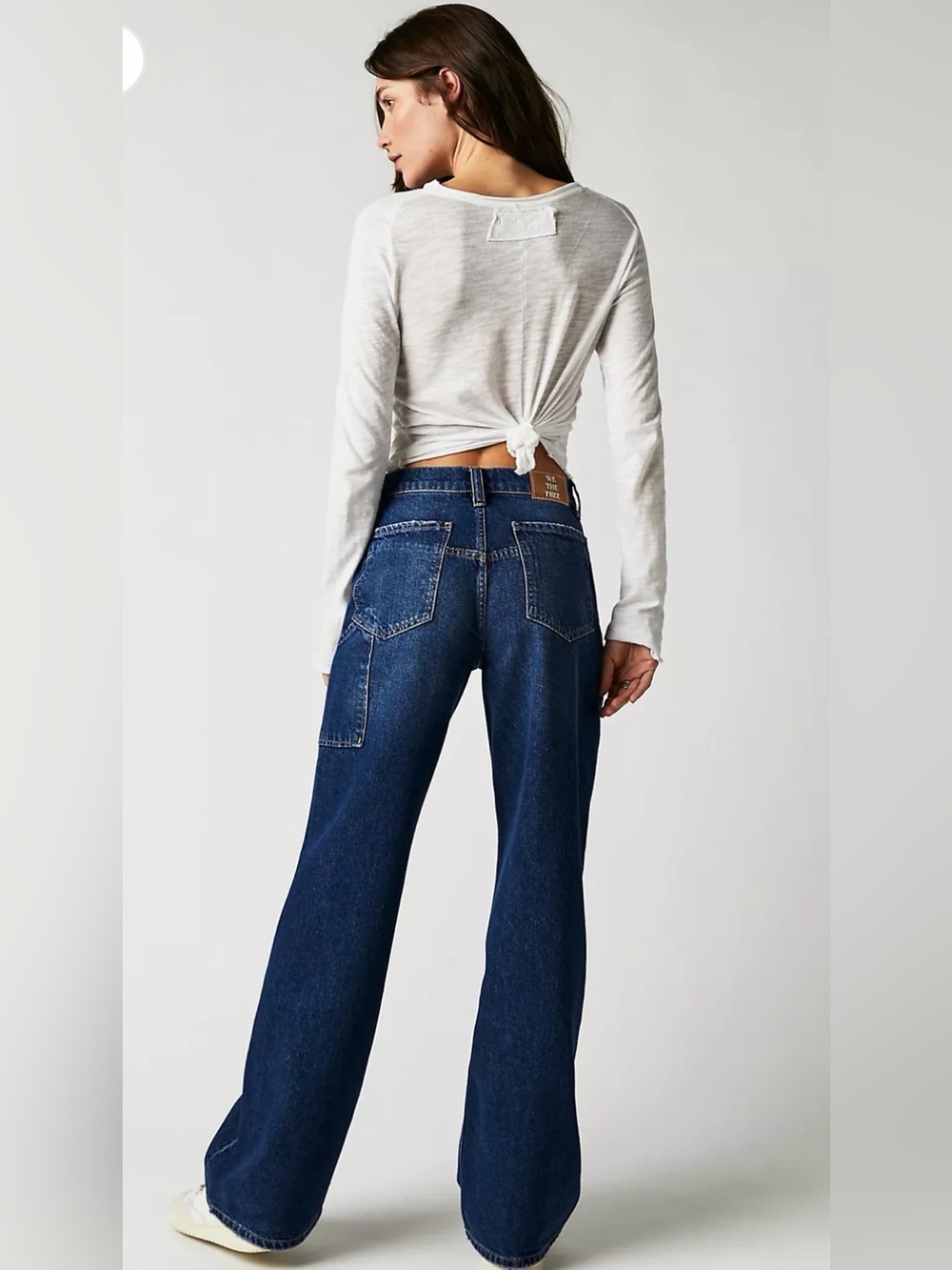 We The Free Tinsley Baggy High Rise Jeans in Blue, Size 28 - Picture 13 of 15